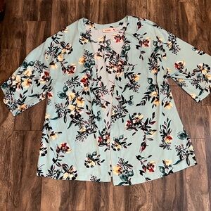 Floral Print Women's Cardigan
